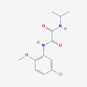molecular formula C12H15ClN2O3 B4397353 N-(5-chloro-2-methoxyphenyl)-N'-propan-2-yloxamide 