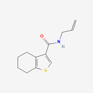 molecular formula C12H15NOS B4397391 N-allyl-4,5,6,7-tetrahydro-1-benzothiophene-3-carboxamide 