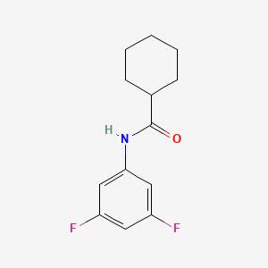 molecular formula C13H15F2NO B4397479 N-(3,5-difluorophenyl)cyclohexanecarboxamide 