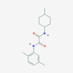 molecular formula C17H24N2O2 B4397576 N'-(2,5-dimethylphenyl)-N-(4-methylcyclohexyl)oxamide 