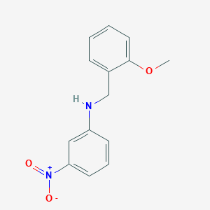 molecular formula C14H14N2O3 B4397822 N-(2-methoxybenzyl)-3-nitroaniline 