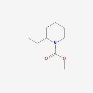 molecular formula C9H17NO2 B043982 Methyl 2-ethylpiperidine-1-carboxylate CAS No. 114523-78-3