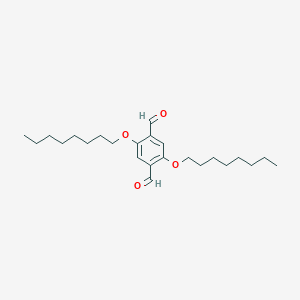 molecular formula C24H38O4 B043986 2,5-Bis(octyloxy)terephthalaldehyde CAS No. 123440-34-6