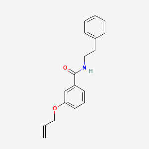 molecular formula C18H19NO2 B4399012 N-(2-phenylethyl)-3-prop-2-enoxybenzamide 