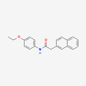 molecular formula C20H19NO2 B4399160 N-(4-ethoxyphenyl)-2-(2-naphthyl)acetamide 