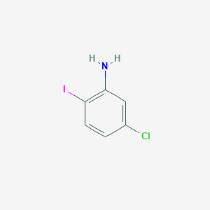molecular formula C6H5ClIN B043998 5-氯-2-碘苯胺 CAS No. 6828-35-9