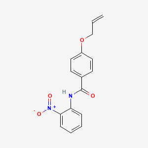 molecular formula C16H14N2O4 B4400239 N-(2-nitrophenyl)-4-prop-2-enoxybenzamide 
