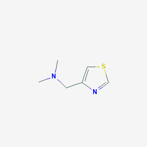 molecular formula C6H10N2S B044004 N,N-dimethyl-1-(thiazol-4-yl)methanamine CAS No. 116252-52-9