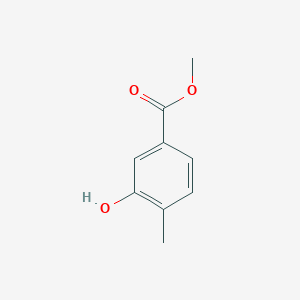 molecular formula C9H10O3 B044020 Methyl 3-hydroxy-4-methylbenzoate CAS No. 3556-86-3