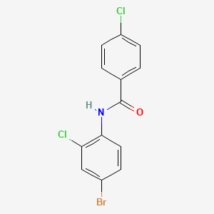 molecular formula C13H8BrCl2NO B4402051 N-(4-bromo-2-chlorophenyl)-4-chlorobenzamide 