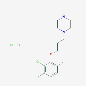 molecular formula C16H26Cl2N2O B4402126 1-[3-(2-Chloro-3,6-dimethylphenoxy)propyl]-4-methylpiperazine;hydrochloride 