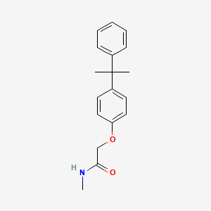 molecular formula C18H21NO2 B4402196 N-methyl-2-[4-(1-methyl-1-phenylethyl)phenoxy]acetamide 