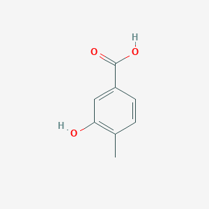 molecular formula C8H8O3 B044023 3-Hydroxy-4-methylbenzoic acid CAS No. 586-30-1