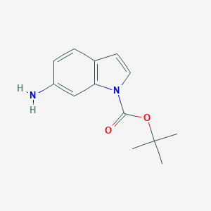 molecular formula C13H16N2O2 B044024 tert-Butyl 6-amino-1H-indole-1-carboxylate CAS No. 219508-62-0
