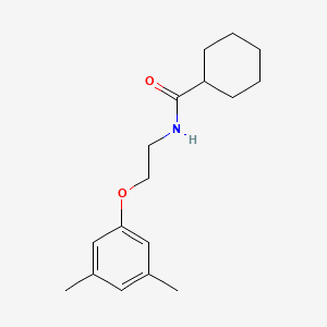 molecular formula C17H25NO2 B4402799 N-[2-(3,5-dimethylphenoxy)ethyl]cyclohexanecarboxamide 