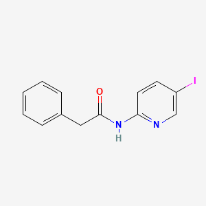 molecular formula C13H11IN2O B4402887 N-(5-iodopyridin-2-yl)-2-phenylacetamide 