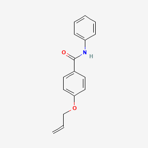 molecular formula C16H15NO2 B4403078 4-(allyloxy)-N-phenylbenzamide 