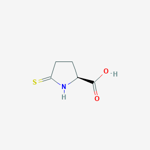 molecular formula C5H7NO2S B044033 5-Thioxo-L-proline CAS No. 120610-89-1