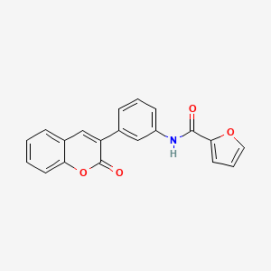 molecular formula C20H13NO4 B4403355 N-(3-(2-oxo-2H-chromen-3-yl)phenyl)furan-2-carboxamide CAS No. 839692-46-5
