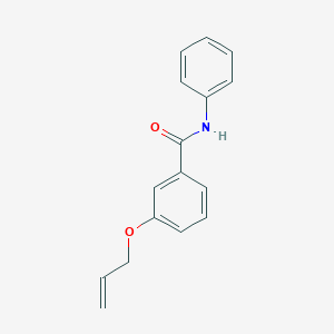 molecular formula C16H15NO2 B4403461 N-phenyl-3-prop-2-enoxybenzamide 