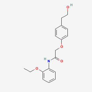 molecular formula C18H21NO4 B4403583 N-(2-ethoxyphenyl)-2-[4-(2-hydroxyethyl)phenoxy]acetamide 