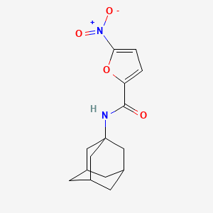 molecular formula C15H18N2O4 B4403658 N-1-adamantyl-5-nitro-2-furamide 