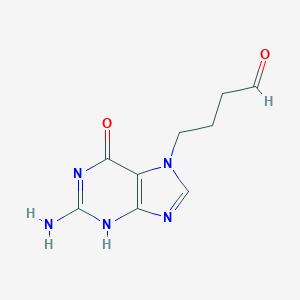 molecular formula C9H11N5O2 B044042 7-(4-Oxobutyl)guanine CAS No. 123752-07-8