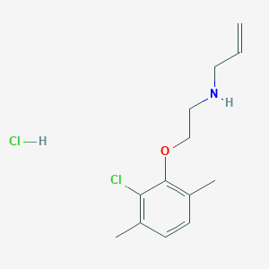 molecular formula C13H19Cl2NO B4404290 N-[2-(2-chloro-3,6-dimethylphenoxy)ethyl]prop-2-en-1-amine;hydrochloride 