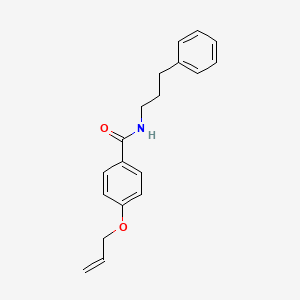 molecular formula C19H21NO2 B4404347 N-(3-phenylpropyl)-4-prop-2-enoxybenzamide 