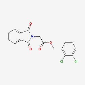 molecular formula C17H11Cl2NO4 B4404396 2,3-Dichlorobenzyl 2-(1,3-dioxo-1,3-dihydro-2H-isoindol-2-YL)acetate 