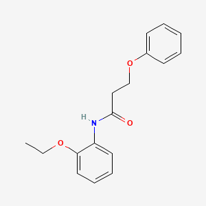molecular formula C17H19NO3 B4404868 N-(2-ethoxyphenyl)-3-phenoxypropanamide 