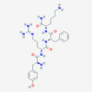 molecular formula C30H45N9O5 B044049 Peanut oil, hydrogenated CAS No. 118476-85-0