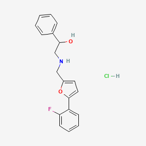 molecular formula C19H19ClFNO2 B4405461 C19H19ClFNO2 