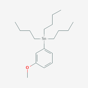 molecular formula C19H34OSn B044060 Tributyl(3-methoxyphenyl)stannane CAS No. 122439-11-6