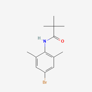 molecular formula C13H18BrNO B4406078 N-(4-bromo-2,6-dimethylphenyl)-2,2-dimethylpropanamide 