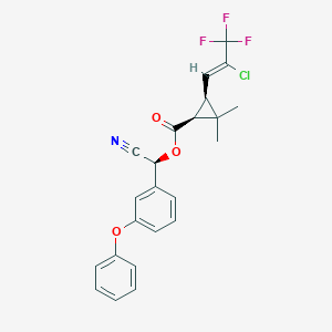 molecular formula C23H19ClF3NO3 B044062 (Cyhalothrin IsoMer) CAS No. 76703-64-5