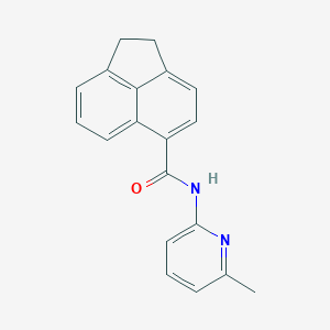 molecular formula C19H16N2O B4406471 N-(6-methylpyridin-2-yl)-1,2-dihydroacenaphthylene-5-carboxamide 