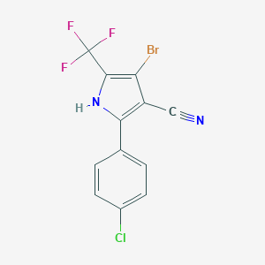 molecular formula C12H5BrClF3N2 B044070 特乐吡 CAS No. 122454-29-9