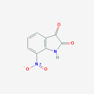 molecular formula C8H4N2O4 B044079 7-硝基吲哚啉-2,3-二酮 CAS No. 112656-95-8