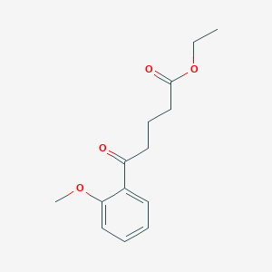 molecular formula C14H18O4 B044093 Ethyl 5-(2-methoxyphenyl)-5-oxopentanoate CAS No. 124524-69-2