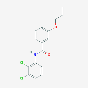 molecular formula C16H13Cl2NO2 B4409928 N-(2,3-dichlorophenyl)-3-prop-2-enoxybenzamide 