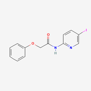 molecular formula C13H11IN2O2 B4410079 N-(5-iodopyridin-2-yl)-2-phenoxyacetamide 