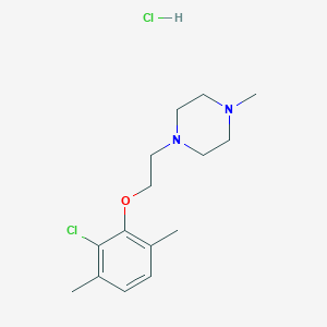 molecular formula C15H24Cl2N2O B4410337 1-[2-(2-Chloro-3,6-dimethylphenoxy)ethyl]-4-methylpiperazine;hydrochloride 