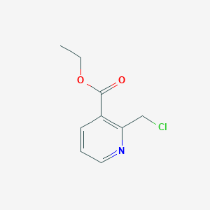 molecular formula C9H10ClNO2 B044112 2-(氯甲基)烟酸乙酯 CAS No. 124797-01-9