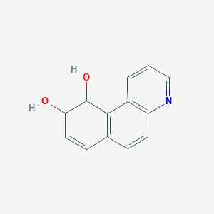 molecular formula C13H11NO2 B044120 Benzo(f)quinoline-9,10-dihydrodiol CAS No. 119143-41-8