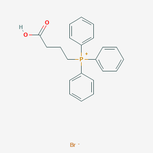 molecular formula C22H22BrO2P B044123 (3-Carboxypropyl)triphenylphosphonium bromide CAS No. 17857-14-6