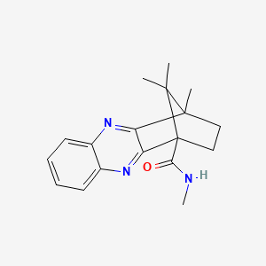 molecular formula C18H21N3O B4412726 N,4,11,11-tetramethyl-3,4-dihydro-1,4-methanophenazine-1(2H)-carboxamide 