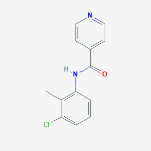 molecular formula C13H11ClN2O B441297 N-(3-chloro-2-methylphenyl)isonicotinamide CAS No. 68280-07-9
