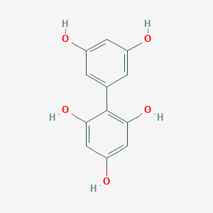 molecular formula C12H10O5 B044132 邻苯三酚 CAS No. 491-45-2