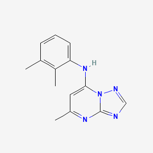 molecular formula C14H15N5 B4413729 N-(2,3-dimethylphenyl)-5-methyl-[1,2,4]triazolo[1,5-a]pyrimidin-7-amine 